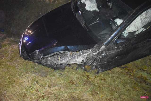 Groźny wypadek na drodze Dzierżoniów -  Dobrocin
