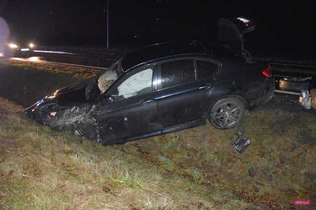 Groźny wypadek na drodze Dzierżoniów -  Dobrocin