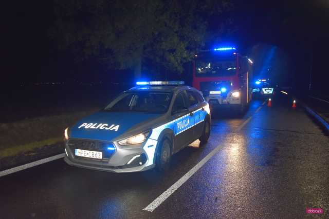 Groźny wypadek na drodze Dzierżoniów -  Dobrocin