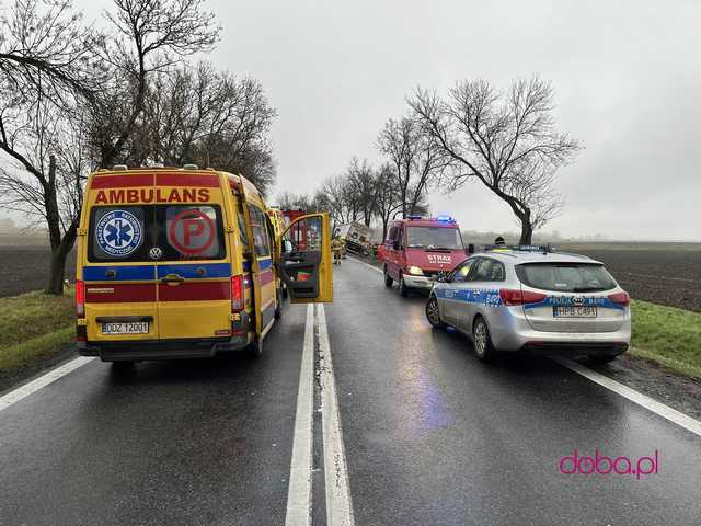 Wypadek śmiertelny na drodze Łagiewniki - Radzików