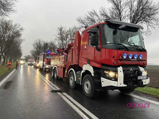 Wypadek śmiertelny na drodze Łagiewniki - Radzików