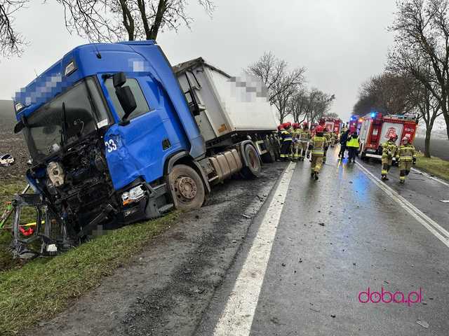 Wypadek śmiertelny na drodze Łagiewniki - Radzików