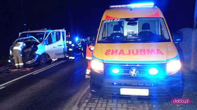 Wypadek w Piławie Dolnej