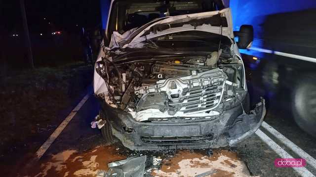 Wypadek w Piławie Dolnej