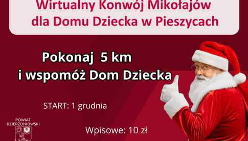 Wirtualny Konwój Mikołajów dla Domu Dziecka w Pieszycach