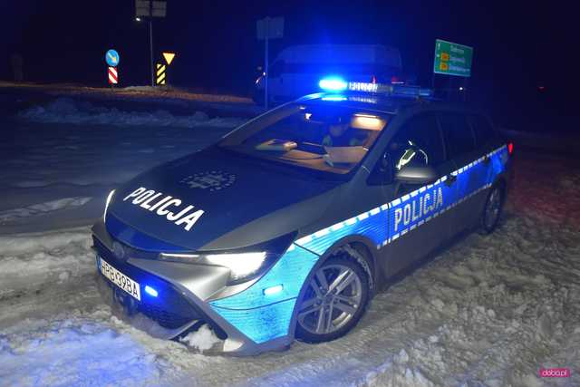 Zderzenie citroena i audi na obwodnicy Uciechowa