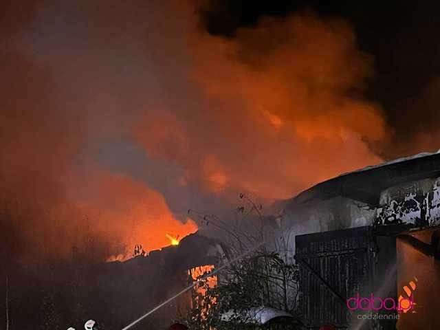 Trudna akcja straży pożarnej w Bielawie!