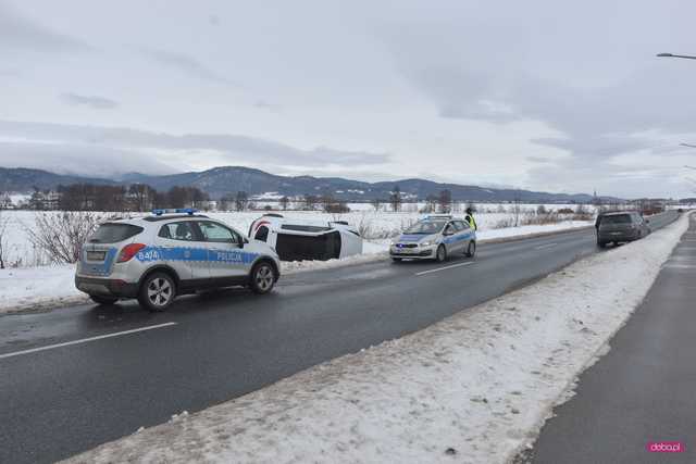 Wypadek na drodze Bielawa - Pieszyce