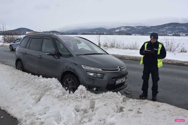 Wypadek na drodze Bielawa - Pieszyce