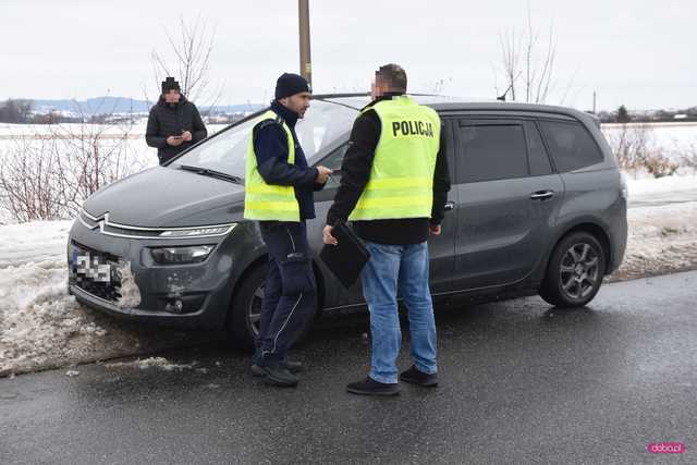 Wypadek na drodze Bielawa - Pieszyce