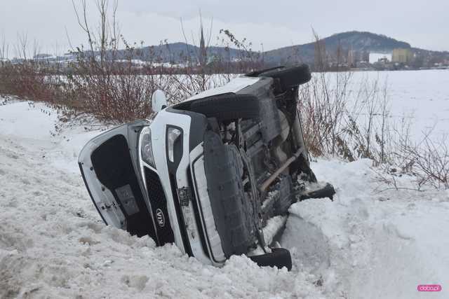 Wypadek na drodze Bielawa - Pieszyce