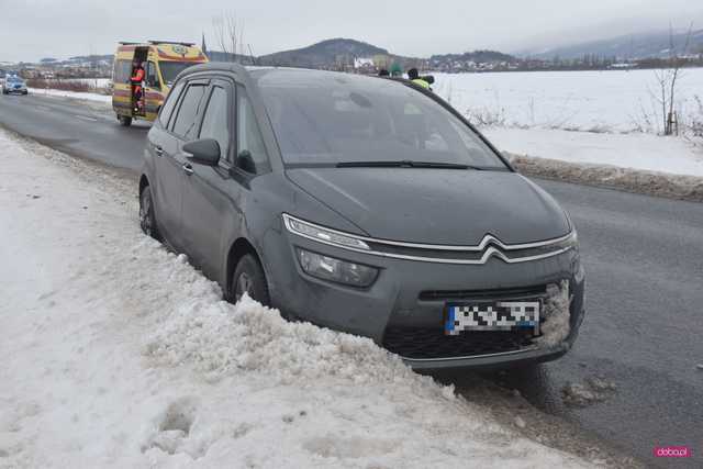 Wypadek na drodze Bielawa - Pieszyce