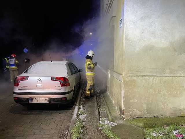 Pożar na Szpakowej w Bielawie