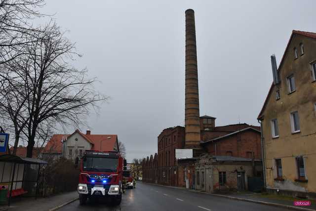 Straż pożarna wezwana do pożaru hali w Bielawie