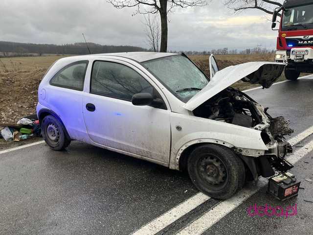 Poważny wypadek na drodze Piława Górna - Kluczowa