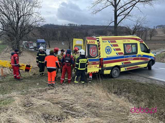 Poważny wypadek na drodze Piława Górna - Kluczowa