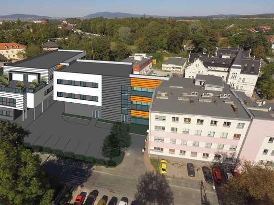 Nowe 3-kondygnacyjne skrzydło Szpitala Powiatowego w Dzierżoniowie