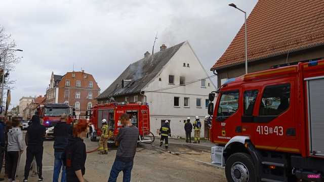 Pożar w Piławie Górnej