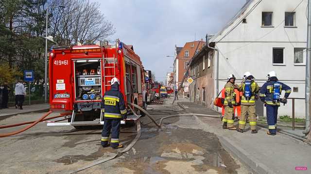 Pożar w Piławie Górnej