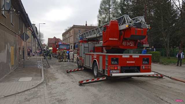 Pożar w Piławie Górnej