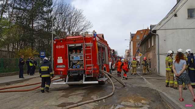 Pożar w Piławie Górnej