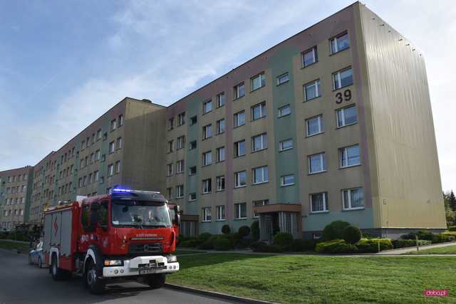 Straż pożarna wezwana do pożaru mieszkania na os.XXV-lecia w Bielawie