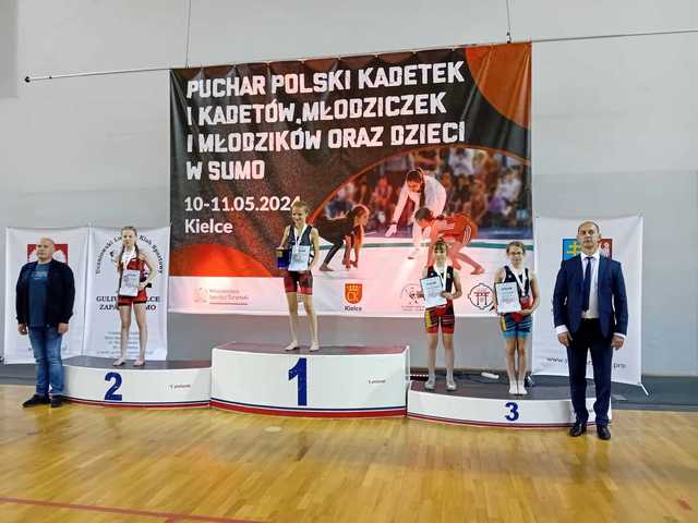 Emila Rosińska wygrała Puchar Polski a Oliwia Międła wywalczyła brązowy medal w Pucharze Polski Młodziczek w sumo