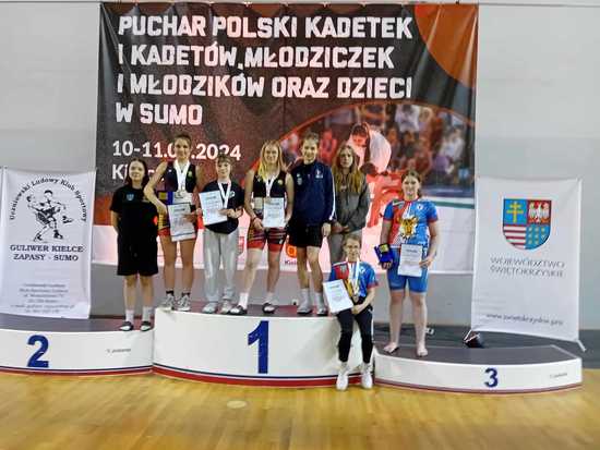Emila Rosińska wygrała Puchar Polski a Oliwia Międła wywalczyła brązowy medal w Pucharze Polski Młodziczek w sumo