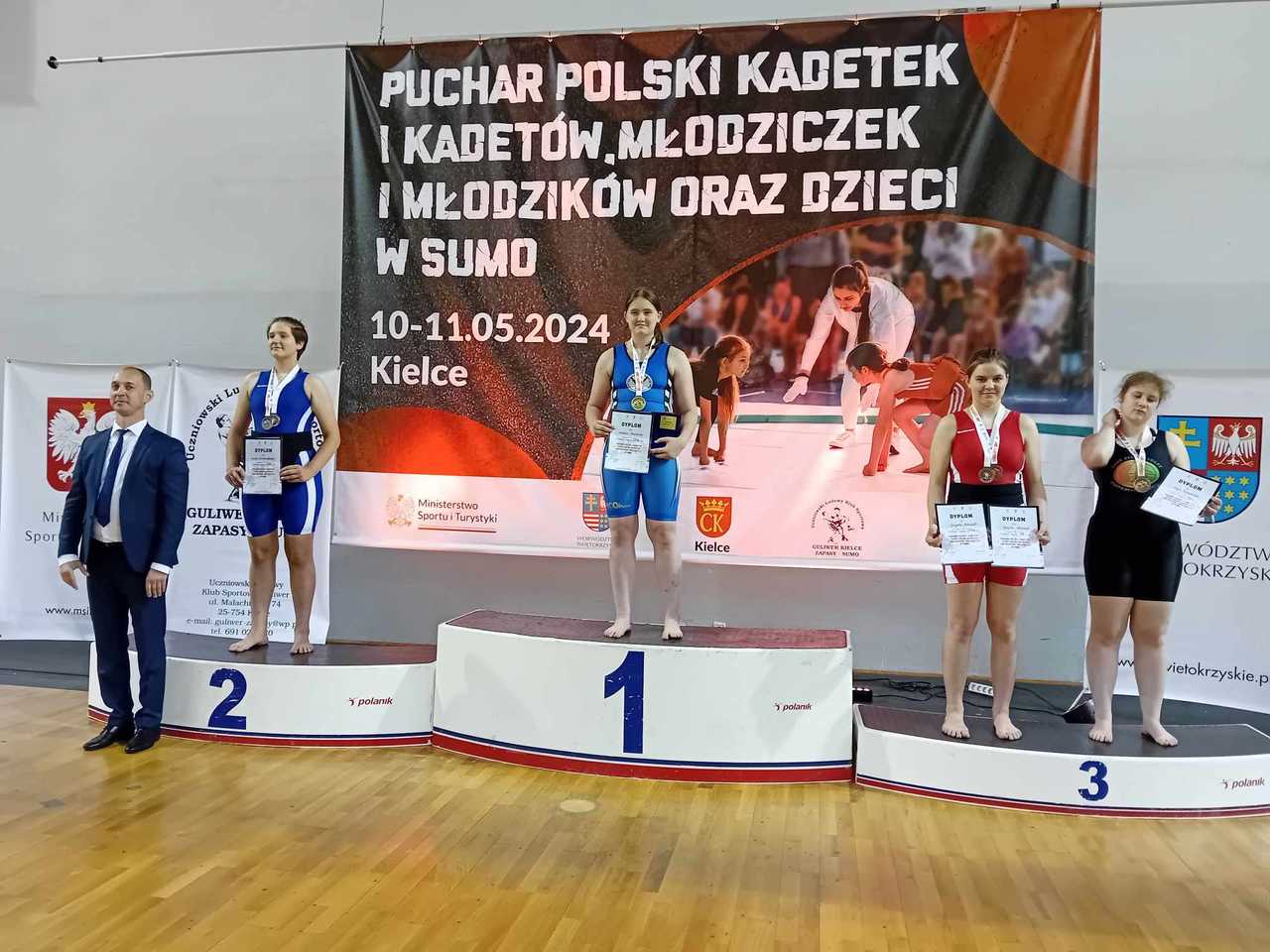 Emila Rosińska wygrała Puchar Polski a Oliwia Międła wywalczyła brązowy medal w Pucharze Polski Młodziczek w sumo