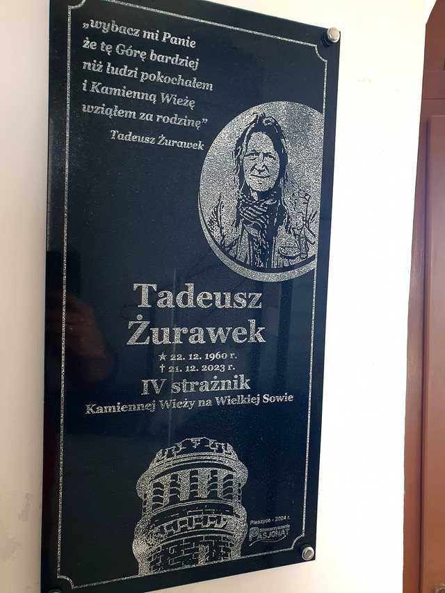 Tablica upamiętniająca Tadeusza Żurawka