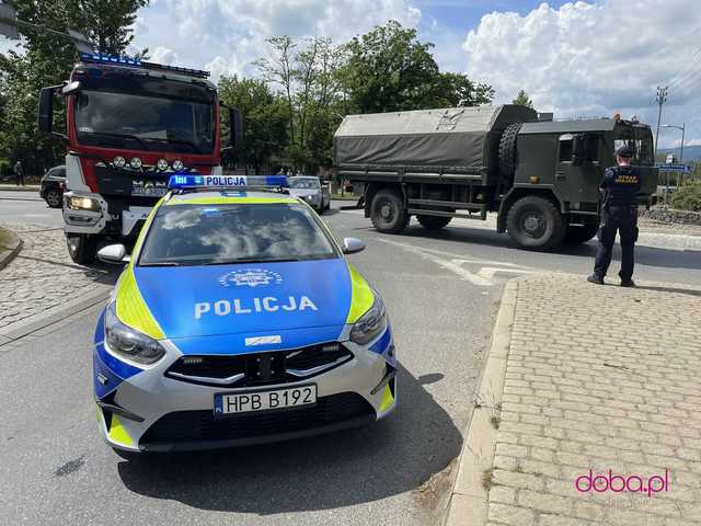 Poważny wypadek w Dzierżoniowie przy ul. Złotej