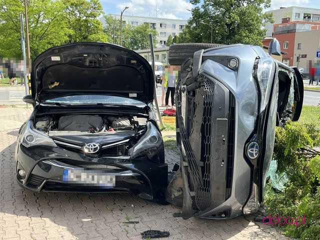Poważny wypadek w Dzierżoniowie przy ul. Złotej