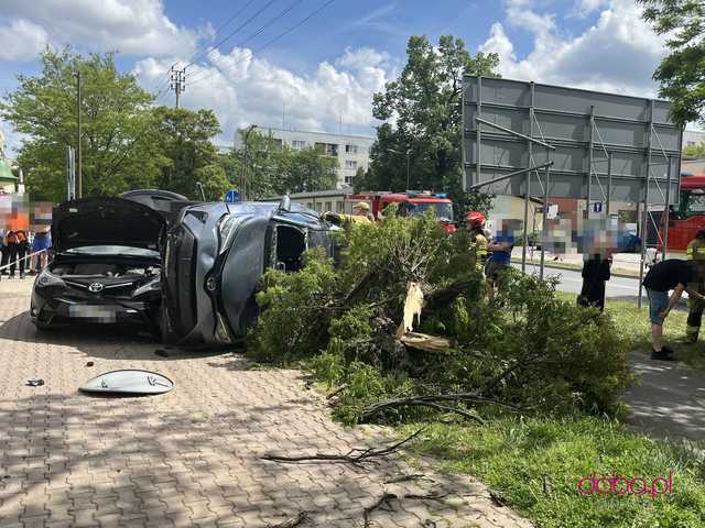 Poważny wypadek w Dzierżoniowie przy ul. Złotej