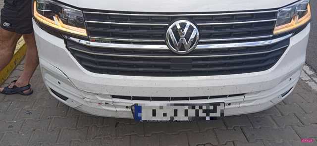 Zderzenie volkswagena z fordem