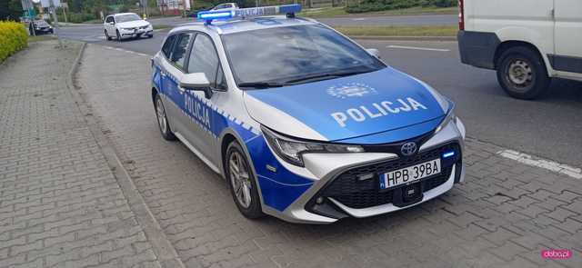 Zderzenie volkswagena z fordem