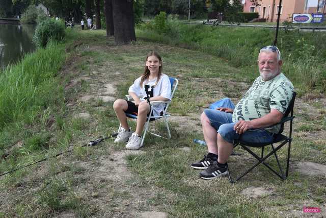 Zawody wędkarskie z okazji Dnia Dziecka