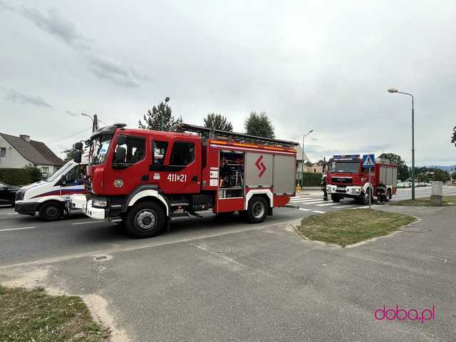 Zderzenie dwóch pojazdów w Dzierżoniowie