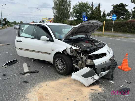 Zderzenie dwóch pojazdów w Dzierżoniowie
