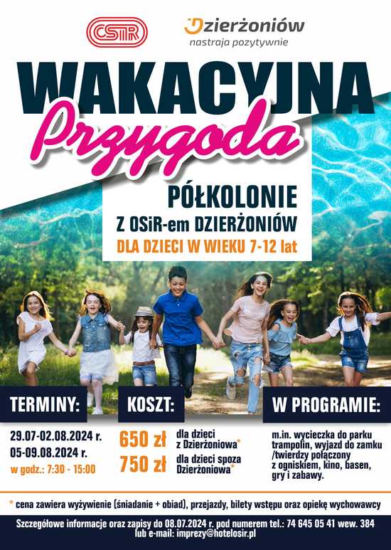 OSiR Dzierżoniów - wiele atrakcji. Rozpoczęcie wakacji 2024!