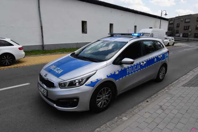 Pożar audi w Łagiewnikach
