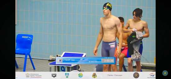 KS BALTI: Jan Cybart finalistą B na Mistrzostwach Polski Juniorów Młodszych w Pływaniu