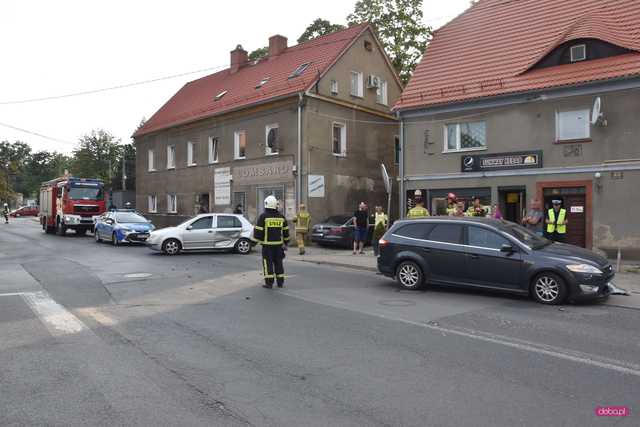 Kolizja w Pieszycach