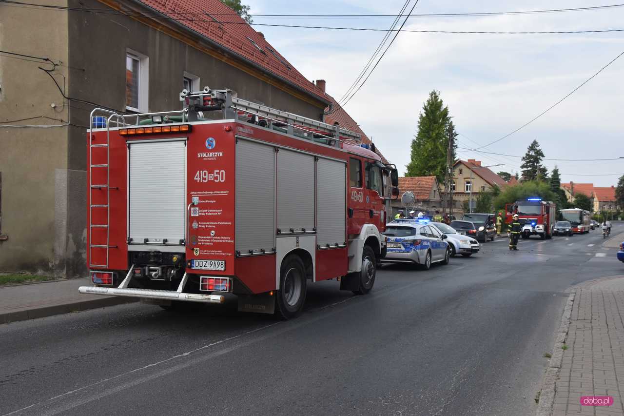 Kolizja w Pieszycach