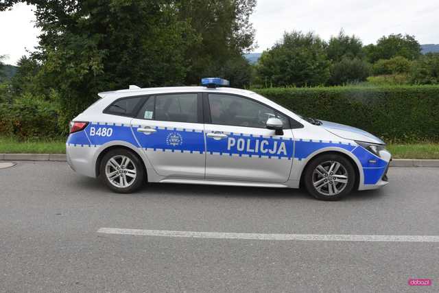 Zderzenie audi i hyundaia na obwodnicy Bielawy