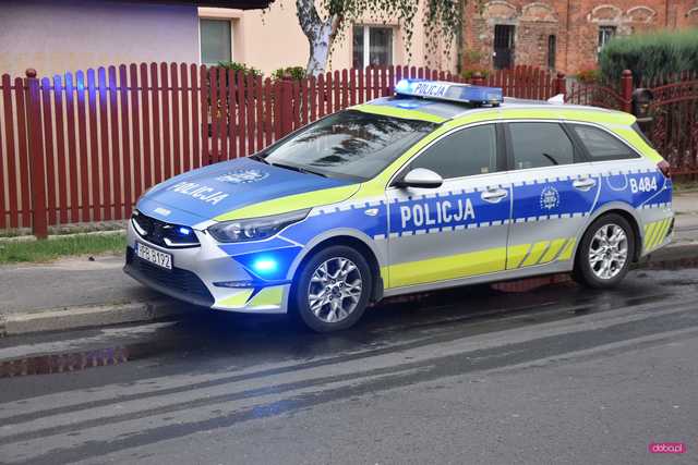 pożar wagonu w Dzierżoniowie