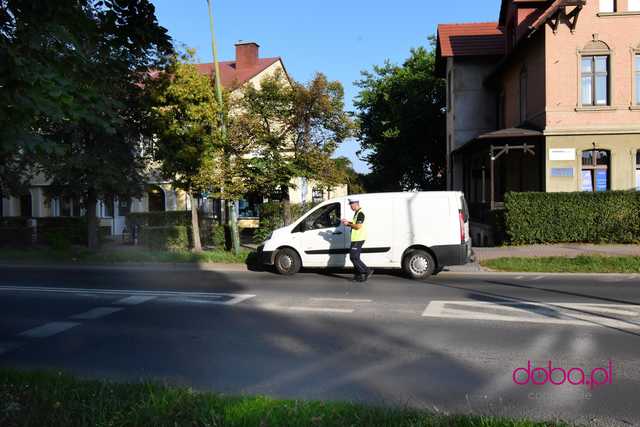 Potrącenie rowerzysty w Dzierżoniowie