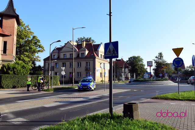 Potrącenie rowerzysty w Dzierżoniowie