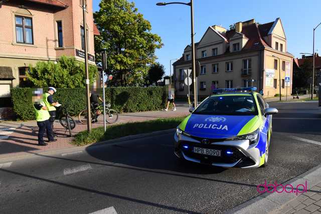 Potrącenie rowerzysty w Dzierżoniowie