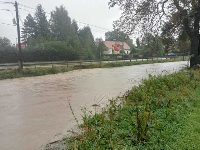 Piława Dolna pod wodą
