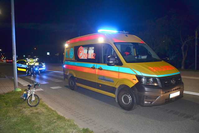 Potrącenie dziecka na rowerze w Bielawie